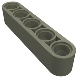 Technic Beam 1 x 5 Thick / Dark Gray