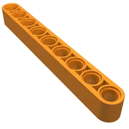 Technic Beam 1 x 9 Thick / Orange
