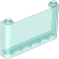 Lego Windscreen 1 x 6 x 3 / Trans-Light Blue