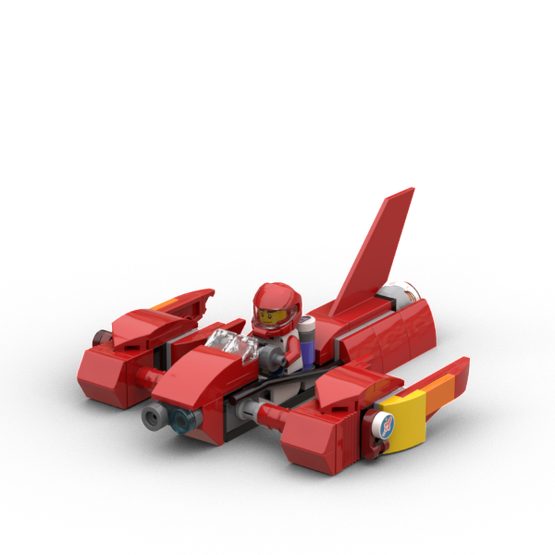 Lego Hot Rod Hoverbike Red