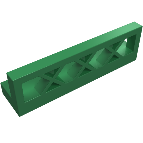 Lego Fence Lattice 1 x 4 x 1 / Green