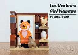 Fox Costume Girl Vignette