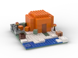 Minecraft Pumpkin & Melon Farm Hut