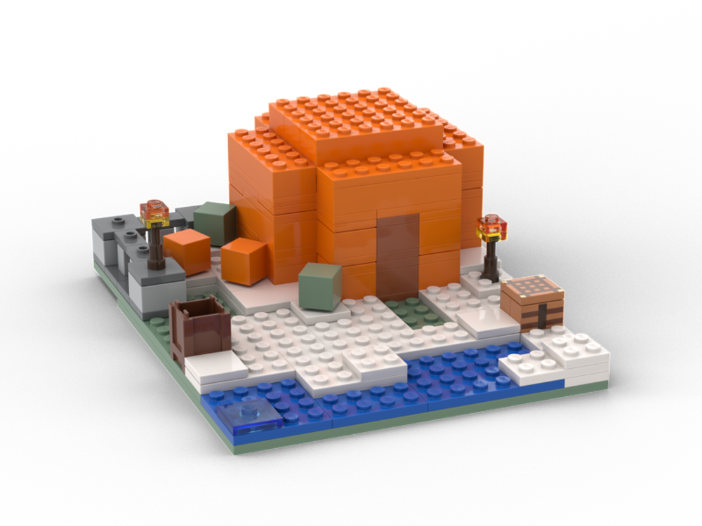 Lego Minecraft Pumpkin & Melon Farm Hut