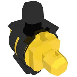 Znap Connector 3 x 3 - 4 way C (Closed) / Yellow