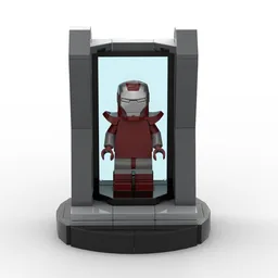 Iron Man Hall of Armour Diorama