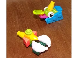 A bird and a duck