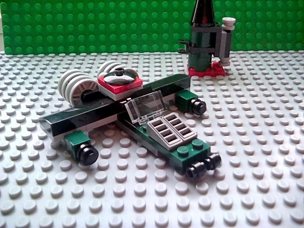 Lego Republic striker and fuel station