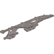 Lego Large Figure Weapon Blade, Aqua Warblade (Hewkii Mahri) / Pearl Light Gray