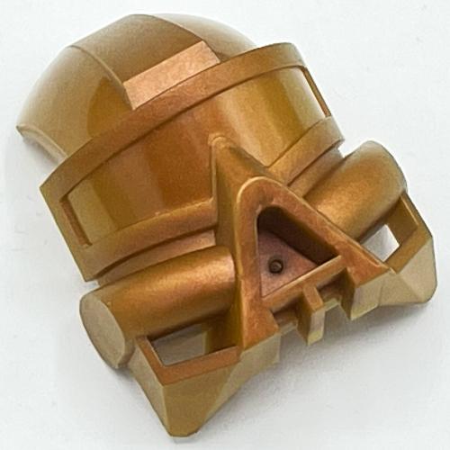 Lego Large Figure Mask Kaukau / Two-tone Gold