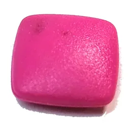 Clikits Icon, Square 2 x 2 Small with Pin [Frosted] / Dark Pink