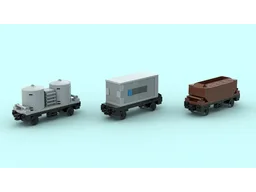4 Wide BR Class 37 Freight Train