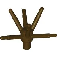 Plant, Flower Stem with Bar and 6 Stems / Dark Brown