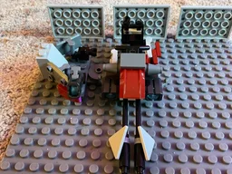 Clone speeder with side car