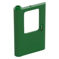 Door 1 x 4 x 5 Train Left / Green