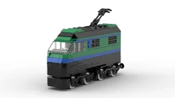 Mini train with two engines