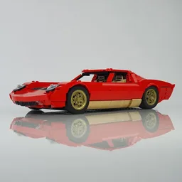 Lamborghini Miura P400 SV (red)