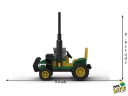 Race lawn mower tractor