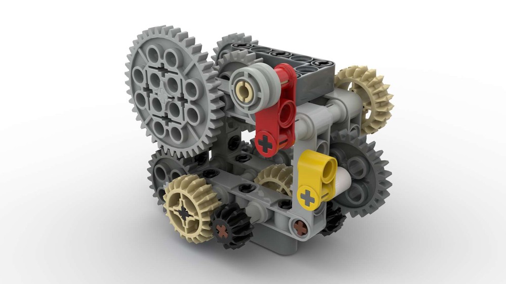 Lego 7:1 Gearing Ratio Approximation