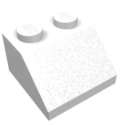 Brick Sloped 45° 2 x 2 / White
