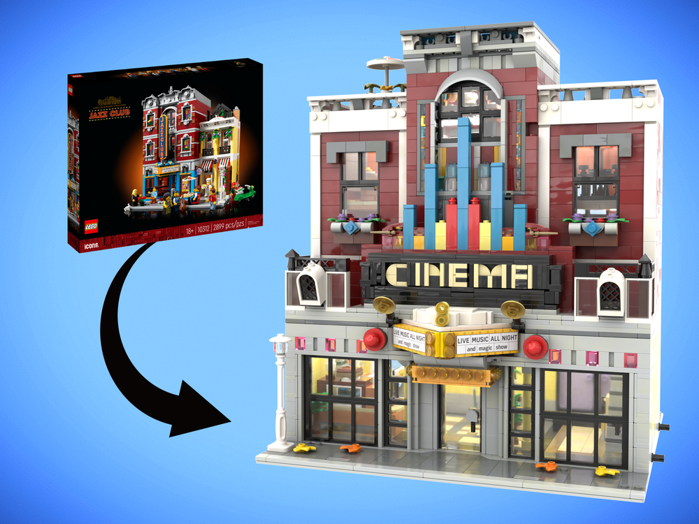 Lego Cinema - Alternate build of Jazz Club 10312