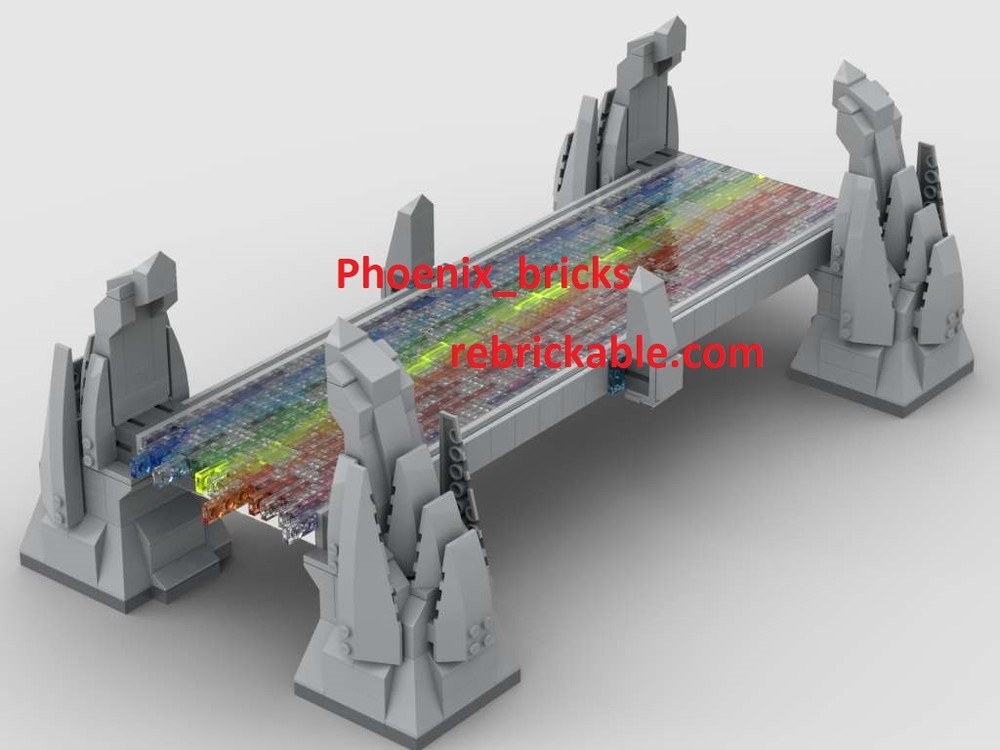 Lego Marvel Thor Bifrost Bridge (Damaged)