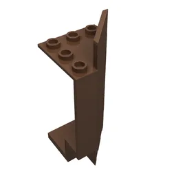 Panel 3 x 3 x 6 Corner Wall / Brown