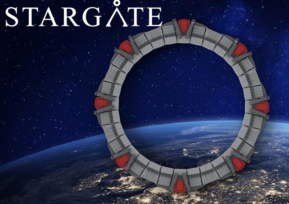 Lego Stargate - Large Scale (For Wall Display)