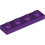 Lego Plate 1 x 4 / Purple