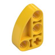 Lego Technic Beam 2 x 3 L-Shape with Quarter Ellipse Thick / Yellow