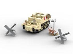 Universal Carrier - WW2 British Armored Transport Vehicle (1:35 minifigure scale)