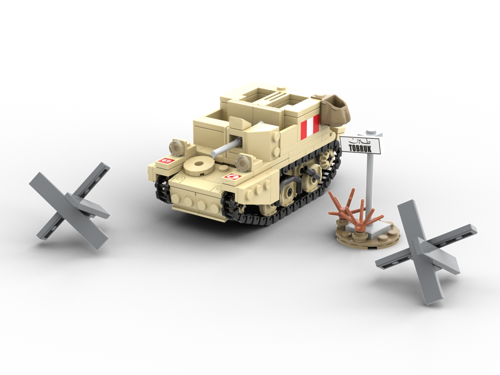 Lego Universal Carrier - WW2 British Armored Transport Vehicle (1:35 minifigure scale)