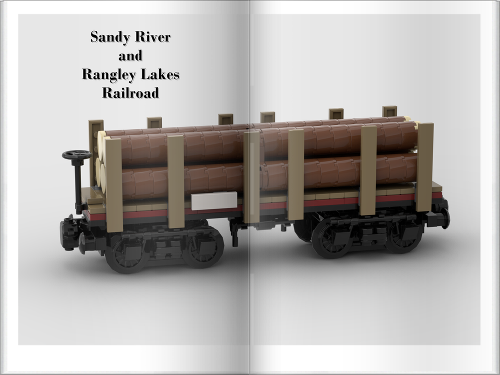 Lego Sandy River and Rangley Lakes Logging Car (Full)