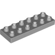 Duplo Plate 2 x 6 / Light Bluish Gray