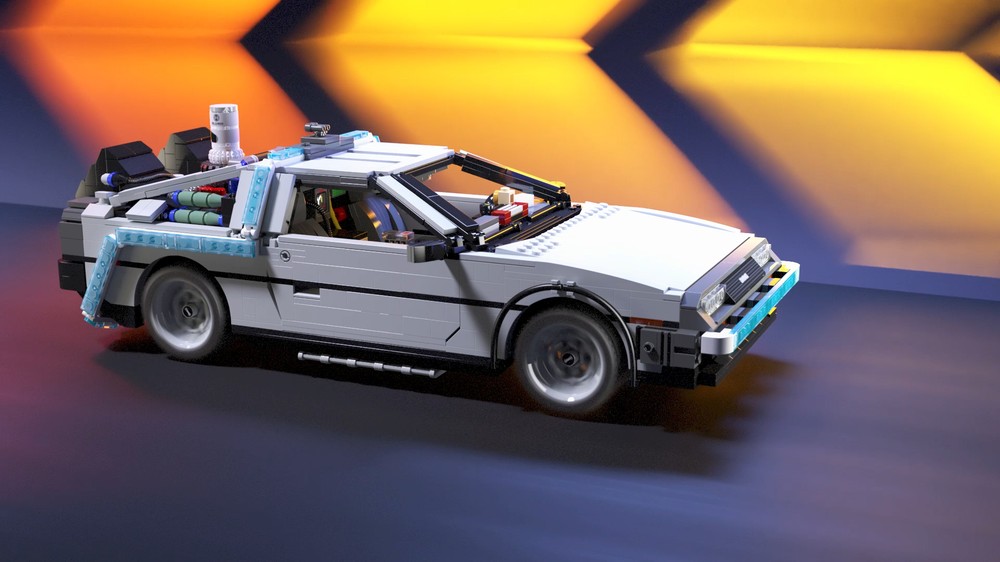 Lego Delorean DMC-12 from Back to the Future movie