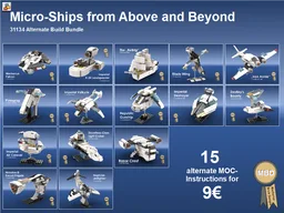 Micro-Ships from Above and Beyond, Bundle of 31134 Alternate Builds