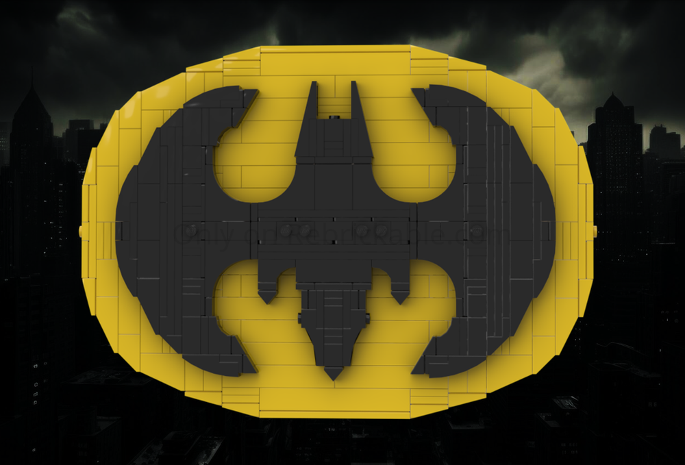 Lego Bat-man logo - DC Icons collection