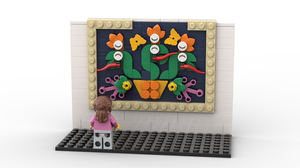 Lego Flowers grew near the fourth power unit - Maria Prymachenko (gallery)
