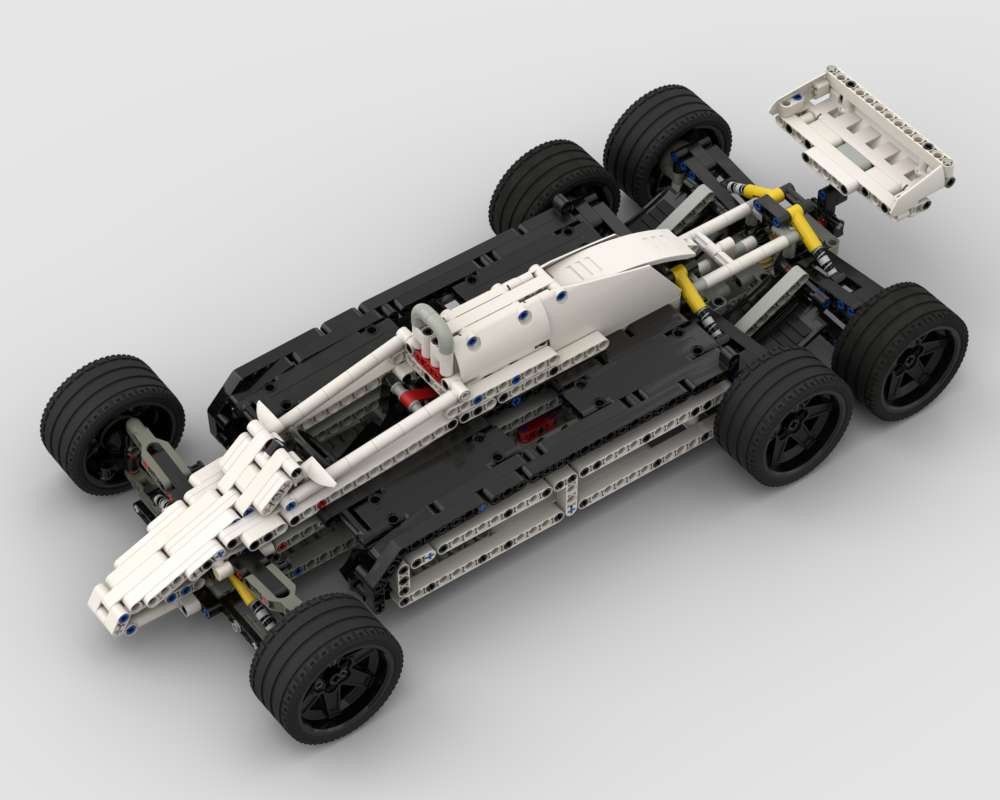 Lego F1 six wheeler