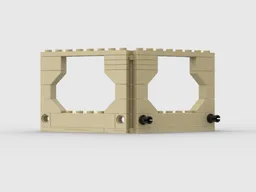 Mos Eisley Cantina single sided hinge bracket