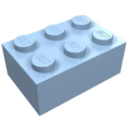 Brick 2 x 3 / Bright Light Blue