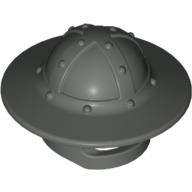 Lego Helmet with Chinstrap and Wide Brim / Dark Gray