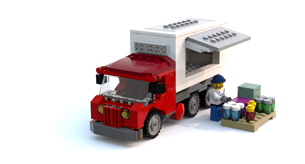 Lego Refrigirator Trcuck