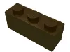 Brick 1 x 3 / Dark Brown