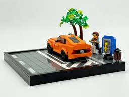 Parallel Parking Spot Diorama
