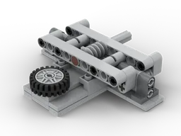 Minifig Mover - Worm and Rack Gear Tensioner