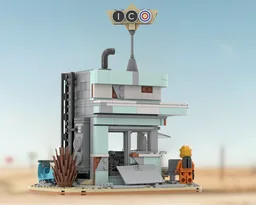 A derelict snack bar.io
