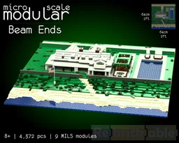 Beam Ends - micro-scale modular Mansion (9 MILS modules)