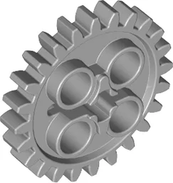 Technic Gear 24 Tooth [New Style with Single Axle Hole]