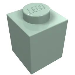 Brick 1 x 1 / Sand Green